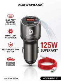 DURASTRAND 125W Super VOOC & PD Fast Car Charger