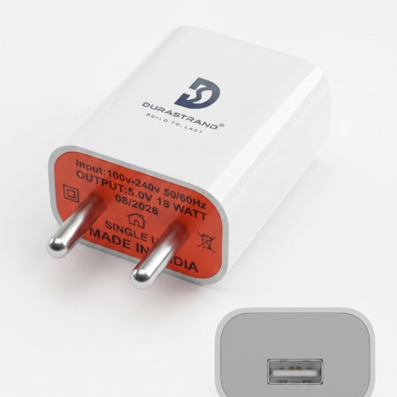 DURASTRAND 18W Fast Mobile Charger with Data Cable