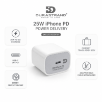 DURASTRAND 25W USB-C PD Charger, PPS Wall Adapter for iPhone, iPad and Android